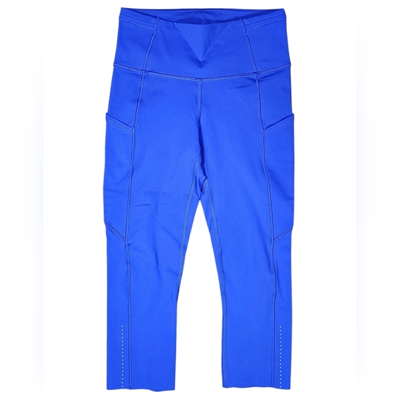 Lululemon Fast & Free HR Crop 19" Cerulean Womens Legging 4 - Picture 3 of 11